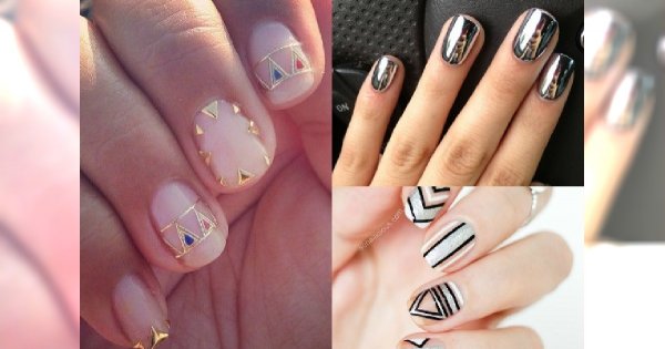 Metaliczne manicure, które lepiej zdobią niż biżuteria - Eleganckie propozycje na jesień 2015