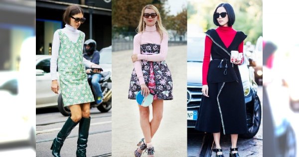Co zrobić z letnimi sukienkami zimą? Spróbujcie ulubiony sposób gwiazd Street Style!