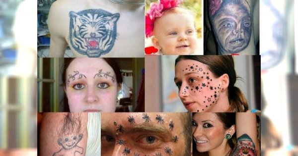 50 najgorszych tatuaży, jakie kiedykolwiek powstały - gorzej być nie mogło... Galeria pełna absurdu i żenady!