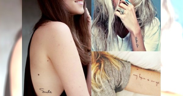 Top minitatuaże, które chwyciły nas za serce! Trendy na 2016 rok