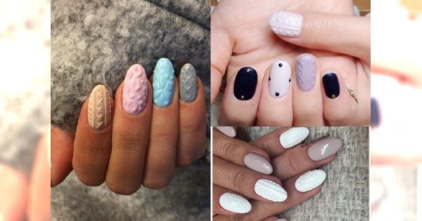 Super urocze manicure idealne na zimę - Sweterkowe paznokcie! Zobacz TOP 24 przytulnych wzorków!