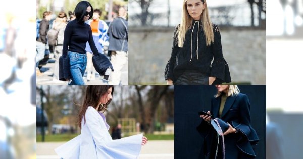 HOT: Trend, którego noszą wszystkie gwiazdy Street Style na sezon 2016 - Rękawy dzwony