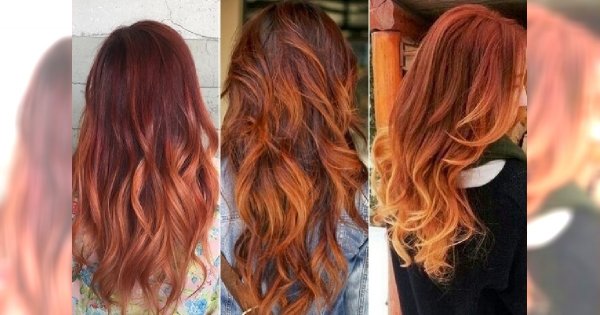 Rudy balayage - wiosenne inspiracje dla temperamentnych kobiet