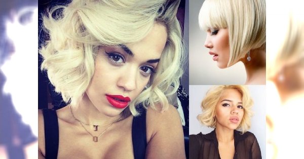 TOP 15 inspiracji dla blondynek na cięcie włosów w pół szyi!