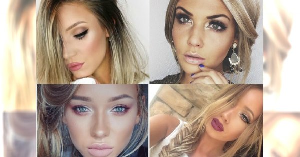 Ponad 30 mega modnych make-up dla blondynek - Przegląd najładniejszych makijaży roku 2015!