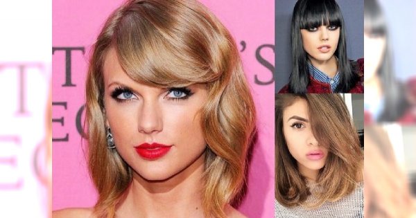15 półdługich cięć włosów z modną grzywką - najlepsze inspiracje!
