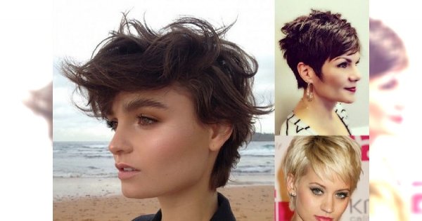 Wyczesane krótkie cięcia włosów - TOP 20 kobiecych inspiracji!