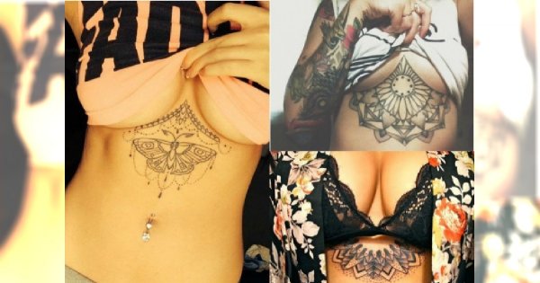 Zmysłowe tatuaże Under Boob - Daj się uwieść tym niesamowitym wzorkom