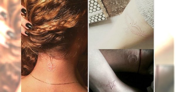 Subtelne i gustowne białe tatuaże, które dodadzą Ci dziewczęcości - TOP 27 wzorów, które Cię zauroczą