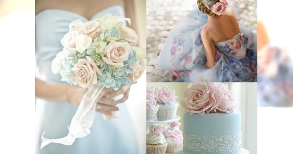 Trendy 2016: Inspiracje ślubne w kolorach Pantone 2016 - Cudowne zdjęcia motywów w pastelowych barwach