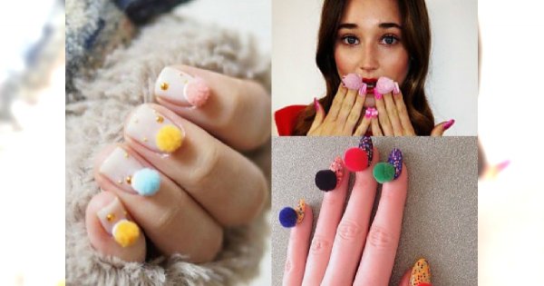 HIT czy KIT : Pom Pom Manicure. Zobacz najdziwniejszy trend paznokciowy tego roku!