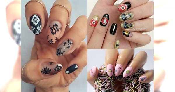 Ponad 20 niesamowitych manicure z naklejkami wodnymi - Sięgnij po najmodniejszy trend paznokciowy tego sezonu!