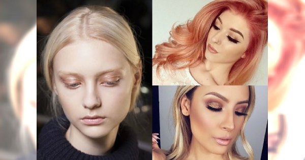 Daj się zachwycić świeżym makijażom w kolorze Rose Gold na ten sezon! - Sprawdź nasze TOP propozycje