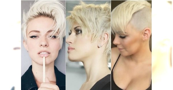 Fryzury tomboy w odcieniu białego blondu - ten wariant uwielbiają przebojowe dziewczyny