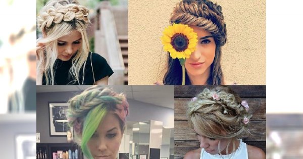 35 Ślicznych fryzur z zaplataną koroną - Zainspiruj się przeuroczymi inspiracjami tego sezonu