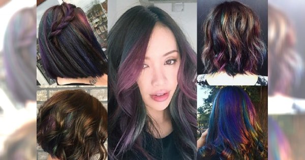 HOT trend w koloryzacji włosów: Oil Slick Hair. Koloryzacja imitująca rozlane paliwo, czy skusić się?