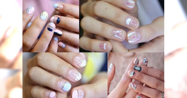Negative space manicure, jakich jeszcze nie widziałyście. Dajcie się oczarować letnim propozycjom