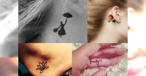 26 malutkich, bardzo dziewczęcych tatuaży - sekretne inspiracje 2016