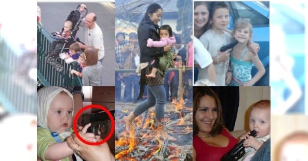 Szczyt głupoty! Ci "rodzice" narazili swoje dzieci na niebezpieczeństwo, do tego jeszcze stoją i robią zdjęcia!