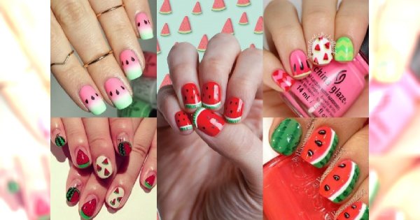 Soczyste arbuzowe manicure, które Was oczarują na lato 2016!