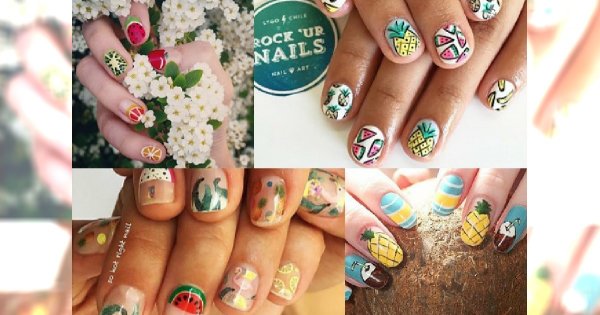 20 Najbardziej soczystych manicure z owocami na lato 2016