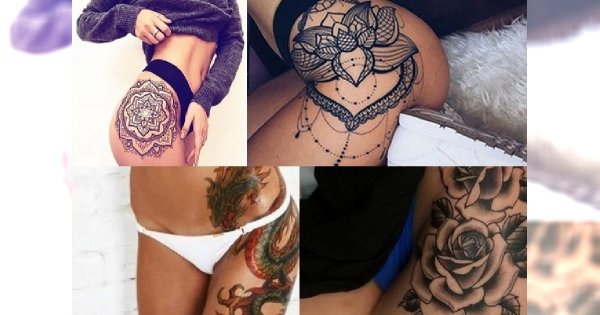 Niesamowicie Seksowne Tatuaże Na Udzie Dużo Inspiracji