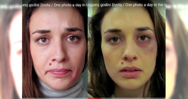 Kobieta fotografowała się codziennie przez cały rok. Chciała przekazać wszystkim wstrząsającą wiadomość i błagać o pomoc... SZOK