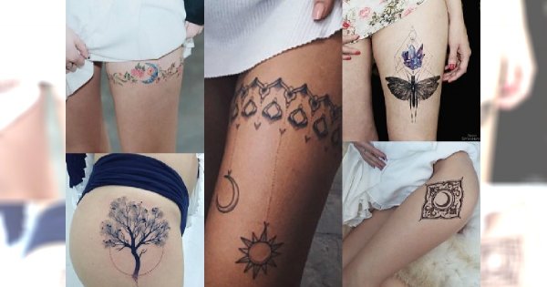 Ultradziewczęce tatuaże na uda - Stylowe wzory, które Cię urzekną