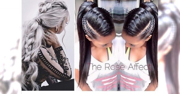 Braided ponytail - łączymy dwa sposoby upinania włosów