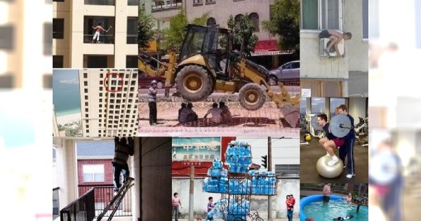 Pomysłowość tych mężczyzn przekracza wszystkie granice!!! Przeglądając te zdjęcia, otwieramy szeroko oczy ze zdumienia... Jak to możliwe, że oni nadal są na tym świecie?!