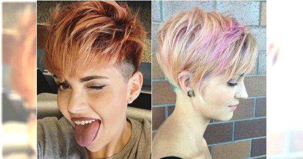 Zadziorne fryzury messy - z grzywką, asymetryczne, undercut