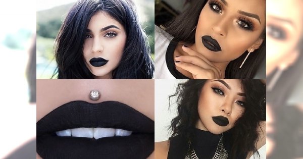 Black lipstick - odważny makijażowy krok na jesienną porę