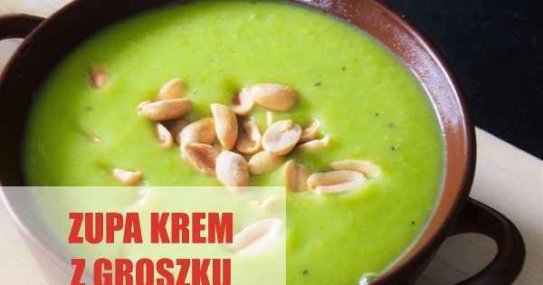 Zupa krem z groszku z serkiem mascarpone