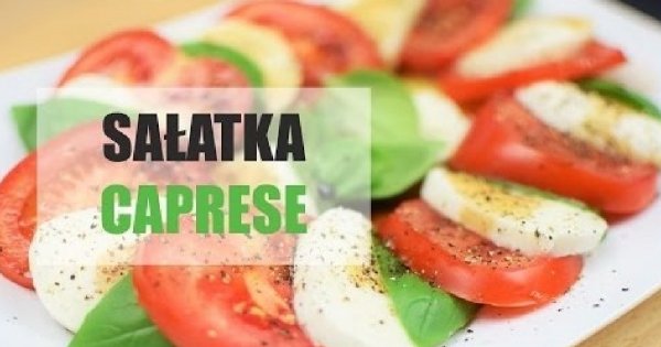 Pyszna sałatka caprese