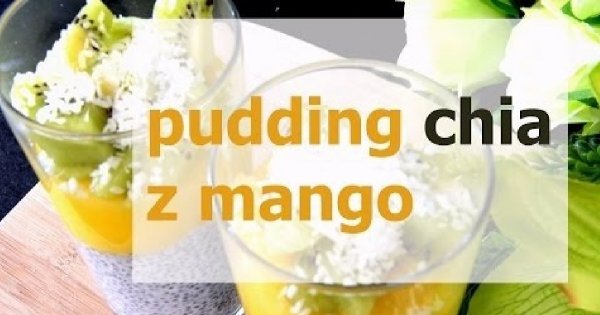 Pudding z nasion chia z mango