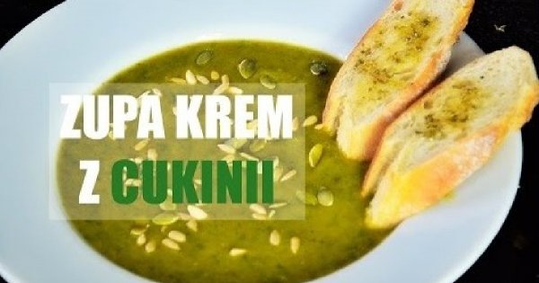 Zupa krem z cukinii