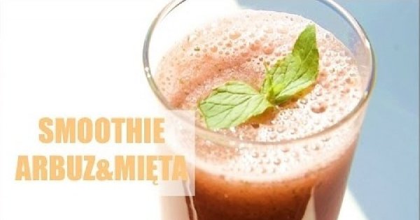 Orzeźwiające smoothie z arbuza i mięty