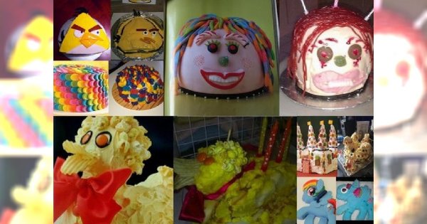 15 najbardziej nieudanych tortów z całego Internetu! Chcieli odwzorować przepisy z sieci, ale ponieśli kulinarną porażkę!