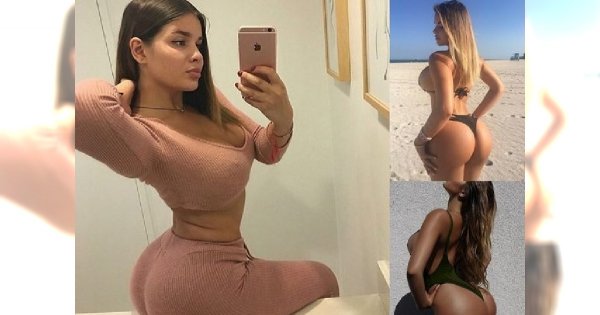 Twierdzi, że natura obdarzyła ją najlepszymi pośladkami na świecie, a Kim Kardashian wypada przy niej mega słabo! Serio wierzycie, że to tylko geny...?