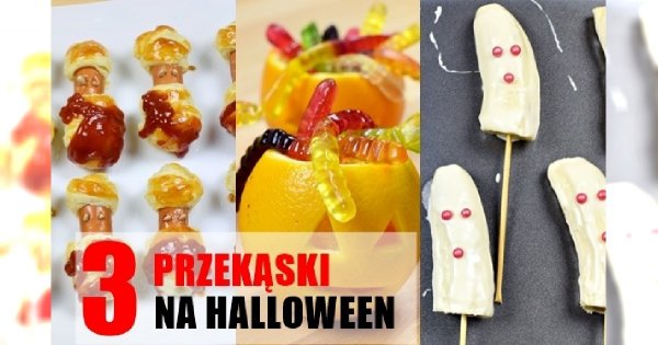 3 przekąski na Halloween (przerażą Twoich gości!)
