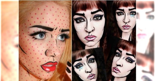 Halloween: makijaż jak z komiksu! Świetny makeup i wcale nie taki trudny do wykonania