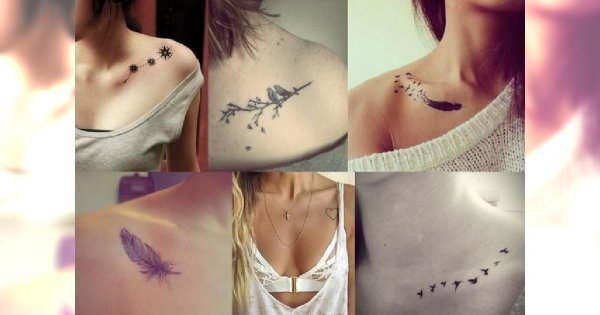 NIEPOWTARZALNE, mega stylowe tatuaże w ultrakobiecym miejscu - 20 inspiracji na obojczyk!