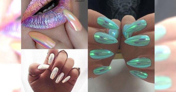 Holograficzny manicure - przegląd najlepszych propozycji jesień/zima 2016/17