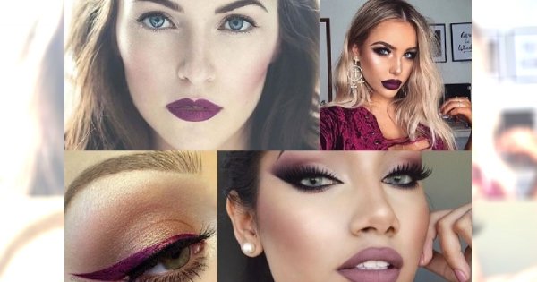 Makijażowe trendy - zakochaj się we wszystkich odcieniach śliwki!