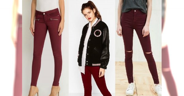 Bordowe spodnie to absolutny must have! Top 10 z popularnych sieciówek