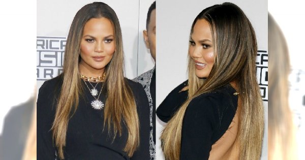 Chrissy Teigen przyszła na imprezę AMA bez majtek! Przesada?