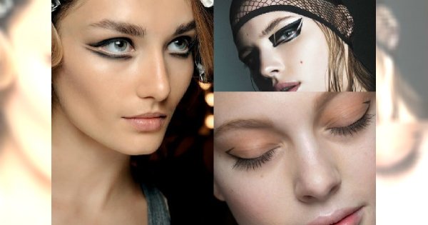 Modna kreska na oku czyli "efekt skrzydeł"! Makijażowy trend na 2017 rok
