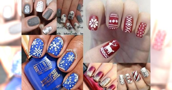 25 inspiracji na świąteczny manicure! Najbardziej urocze wzorki na Boże Narodzenie 2016!
