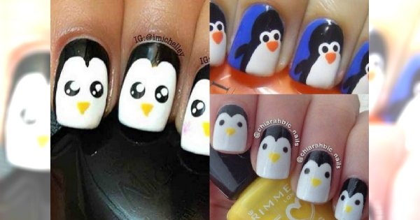 Ten pingwinowy manicure cię rozbawi! Przywitaj 2017 rok z humorem!