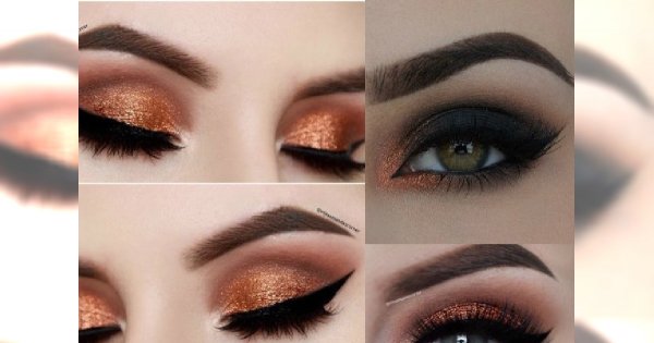 Copper smokey eyes czyli oko spowite miedzią i zlotem to HITOWY makijaż na Sylwestra 2016/2017